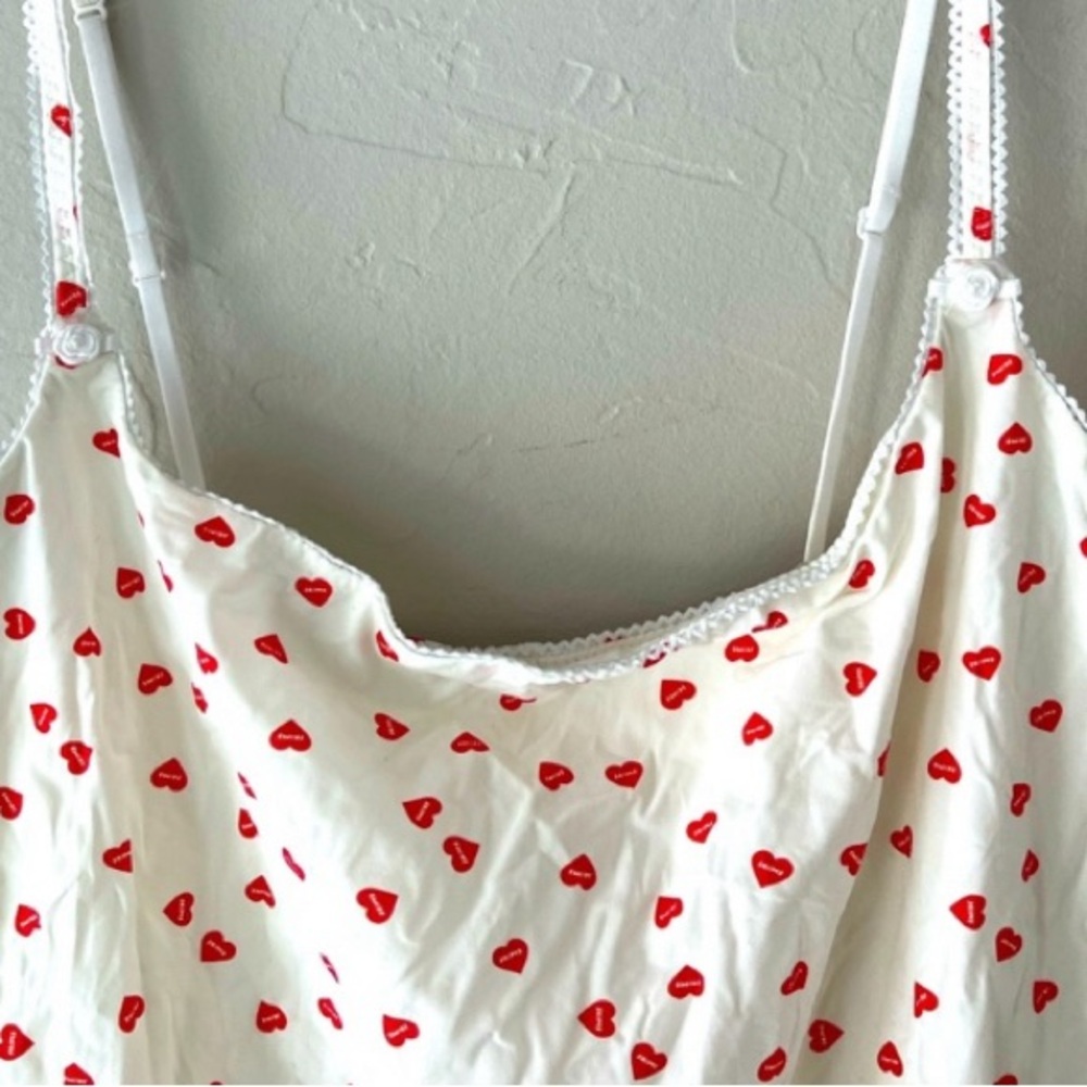 SKIMS Heart Print Fits Everybody Romper Onesie XS - Picture 5 of 7